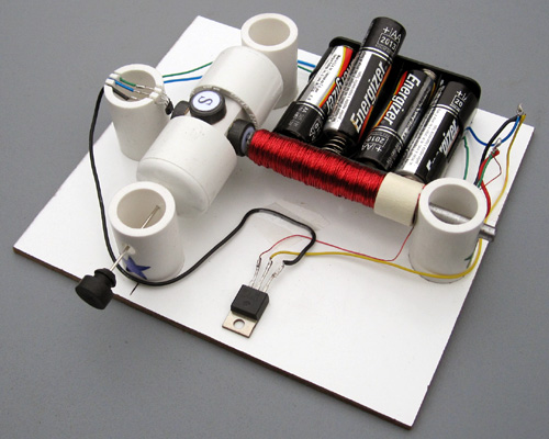 Motor, assembled from Kit #6 Motor, assembled from Kit #6