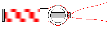 Wrap the wire around the nail and twist the ends Wrap the wire around the nail and twist the ends